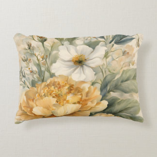 flowersin gardern decorative cushion