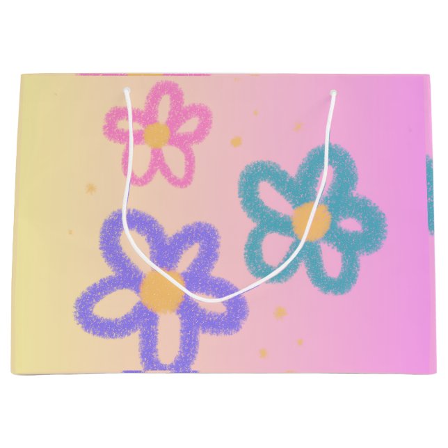 Flowery cute Gift bag (Front)