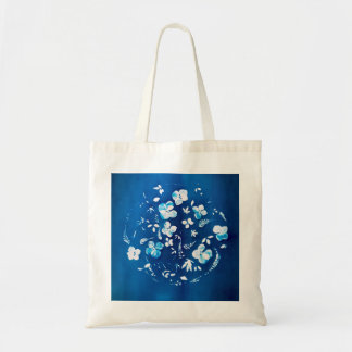 flowery Cyanotype - A spring air Tote Bag