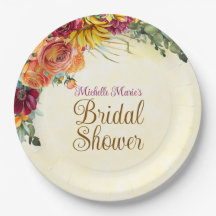 Flowery Fall Bridal Shower