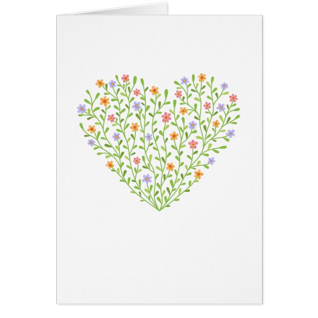 Flowery heart (Front)