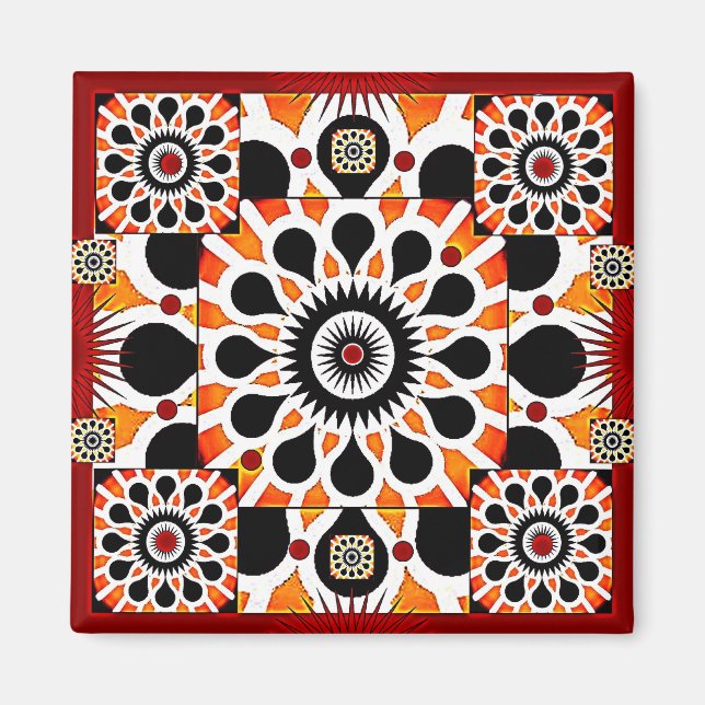 flowery magnet1 magnet (Front)