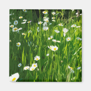 Flowery meadow magnet