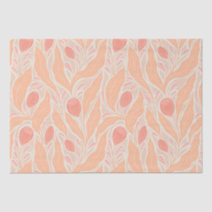 Flowery pattern tissue paper