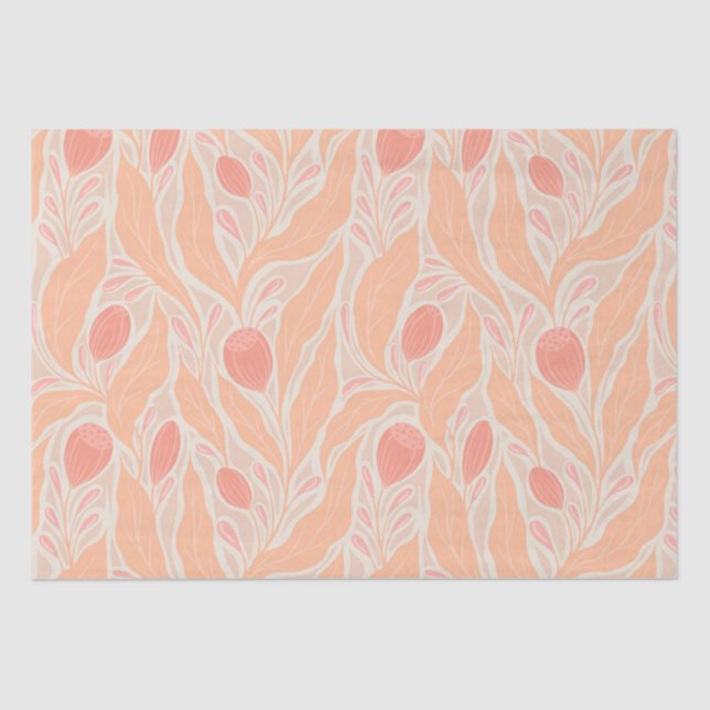 Flowery pattern tissue paper (Front)