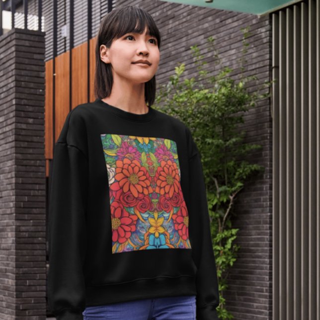 Flowery Sweatshirt (Creator Uploaded)