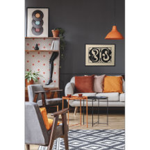 Flowing Abstract Symphony – Bold Black & Beige