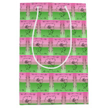 Flowing Beauty Roselle Vertical Gift Bag 