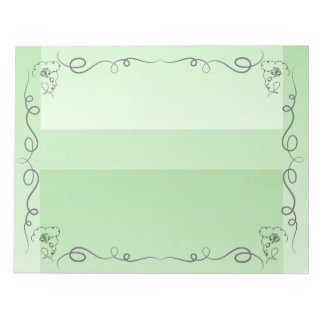 Flowing Beauty Sage Large Notepad