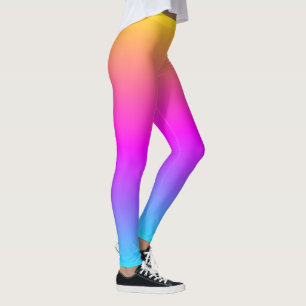 Flowing Colours Cheerful Colourful Ladies Fashion Leggings