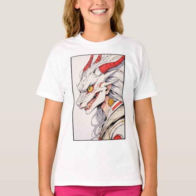 Flowing Dragon Whiskers T-shirt (Front)