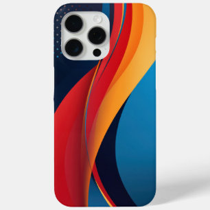 Flowing forms and dots iPhone 15 pro max case