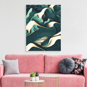 Flowing Harmony Canvas Print