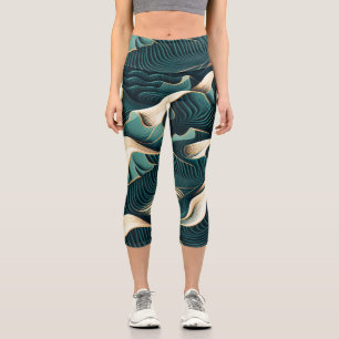 Flowing Harmony Capri Leggings
