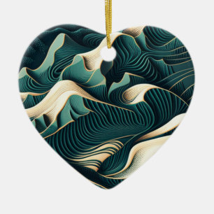 Flowing Harmony Ceramic Tree Decoration