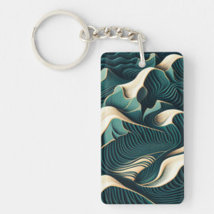 Flowing Harmony Key Ring