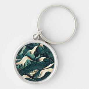 Flowing Harmony Key Ring