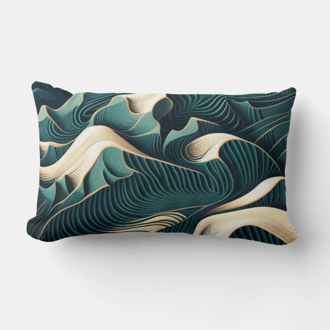 Flowing Harmony Lumbar Cushion (Front)