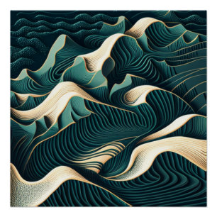 Flowing Harmony Poster