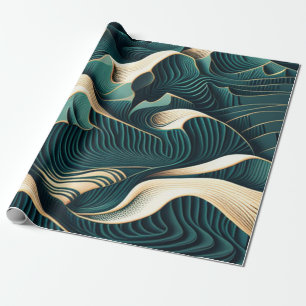 Flowing Harmony Wrapping Paper