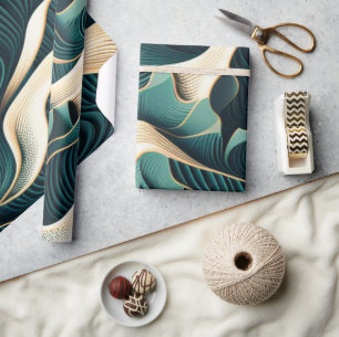 Flowing Harmony Wrapping Paper
