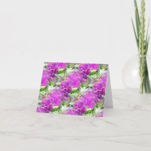 Flowing Petunias..... Card