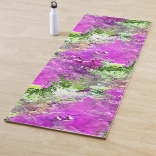 Flowing Petunias..... Yoga Mat