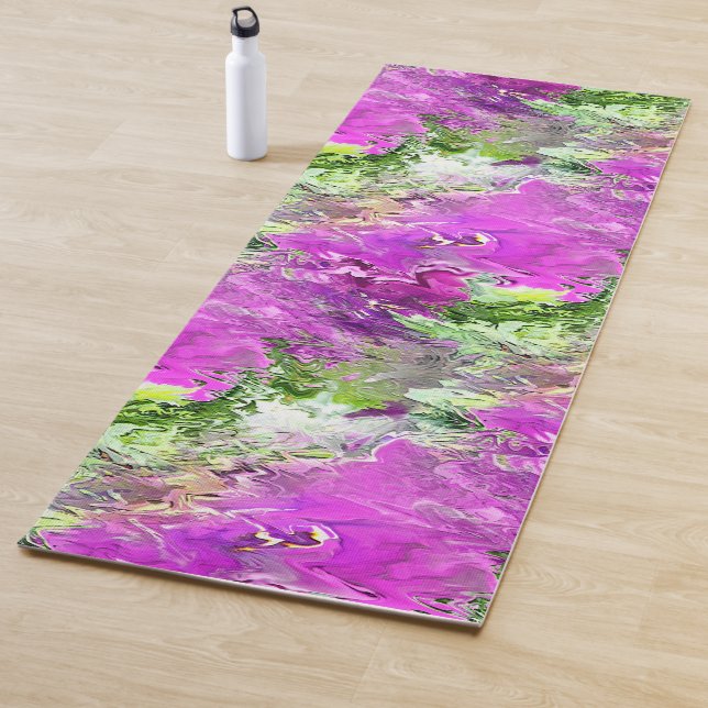 Flowing Petunias..... Yoga Mat (In Situ)