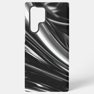 Flowing Silver Metal  Samsung Galaxy Case