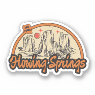Flowing Springs, Arizona  Sticker