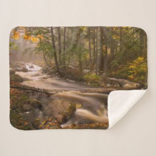 Flowing Streams Appalachian Trail   Vermont Sherpa Blanket