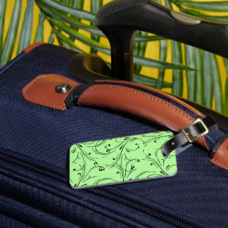 Flowing Swirls Luggage Tag
