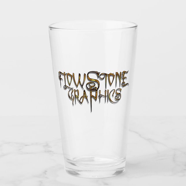 Flowstone Graphics Logo Glass (Front)