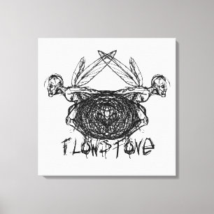 Flowstone Graphics Pixies Logo Canvas Print