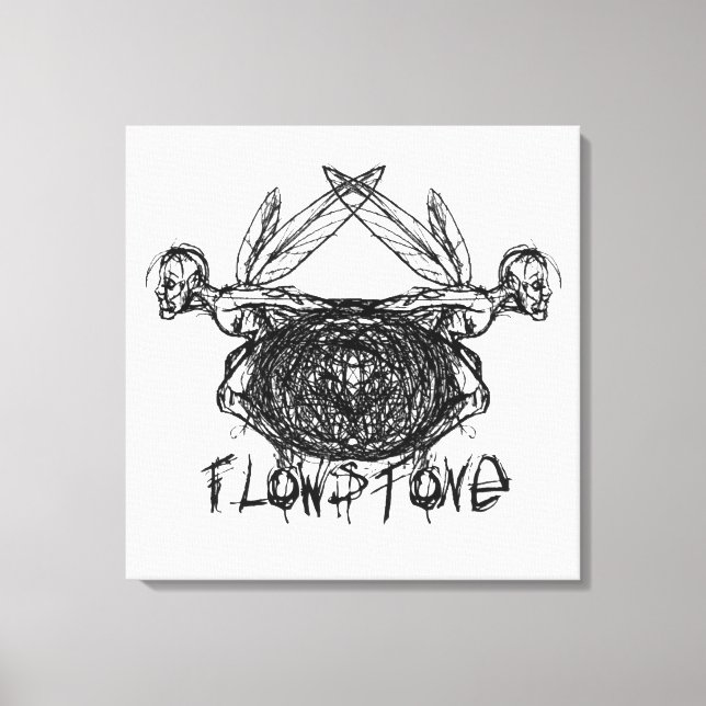 Flowstone Graphics Pixies Logo Canvas Print (Front)