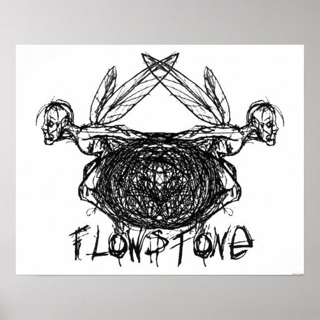 Flowstone Graphics Pixies Logo Poster (Front)