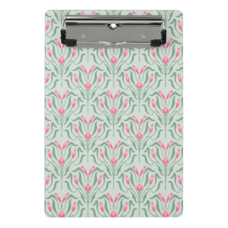 Flowy Pink Bud Mini Clipboard
