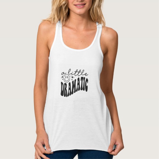Flowy Racerback Tank Top (Front)