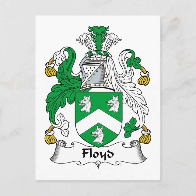 Floyd Family Crest Postcard (Front)