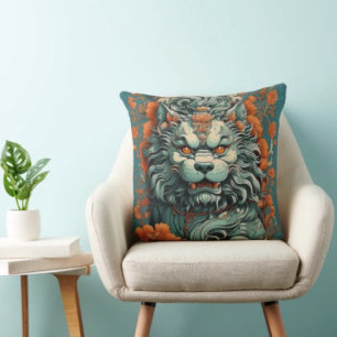 Flu Lion of Wisdom Cushion