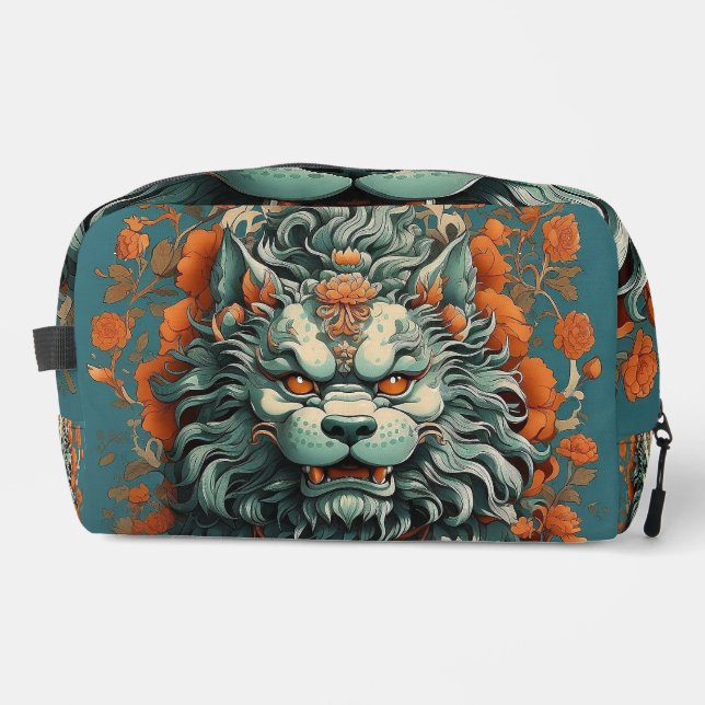 Flu Lion of Wisdom Dopp Kit (Front)