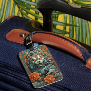 Flu Lion of Wisdom Luggage Tag