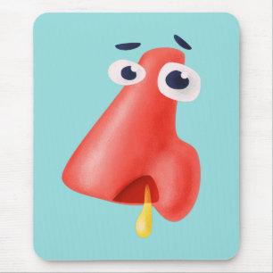 Flu Season Runny Nose Health Humour Mouse Pad
