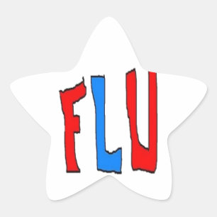Flu Star Sticker