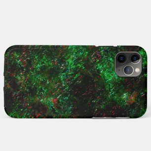 Fluctuation of dark spots on showy green and red Case-Mate iPhone case