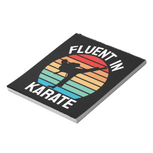 Fluent in Karate Funny Karate Notepad