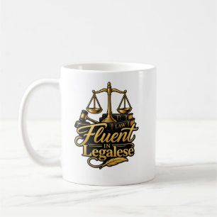 Fluent in Legalese Funny Lawyer Classic Mug, 11 oz Coffee Mug