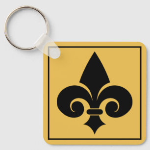 Fluer De Lis Keychain