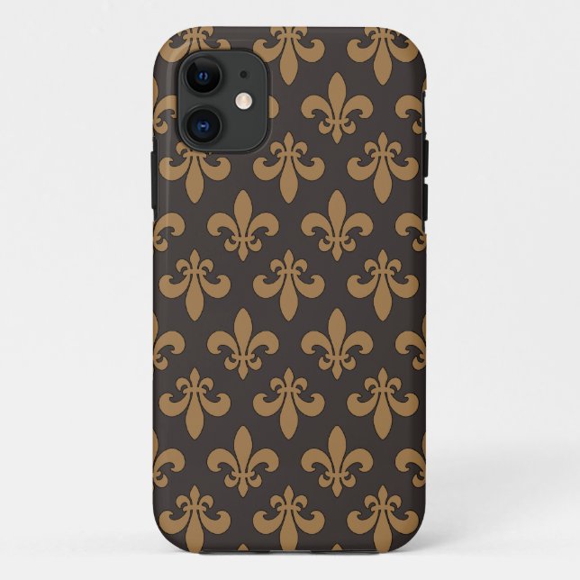 Fluer Des Lis Chocolat Chaud Case-Mate iPhone Case (Back)