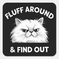 Fluff Around Funny Sarcastic Cat Lady Quote Humor 